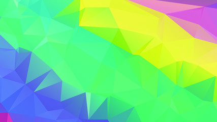 Abstract Color Polygon Background Design, Abstract Geometric Origami Style With Gradient