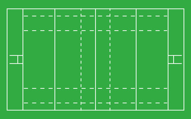Rugby field .