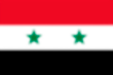 Blurred background with flag Syria