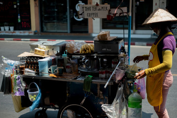 street food in Bangkok, Thailand
