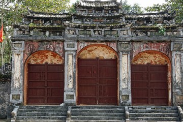 ancient temple village in hue