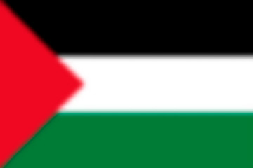 Blurred background with flag Palestine