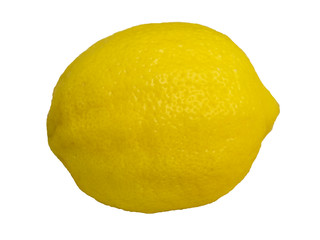Lemon in a glass plate on a wooden background
