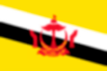 Blurred background with flag Brunei