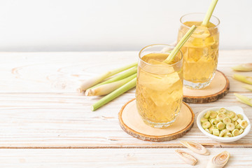 iced lemon grass juice