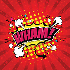 Wham! Comic Speech Bubble