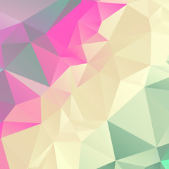 Abstract Color Polygon Background Design, Abstract Geometric Origami Style With Gradient