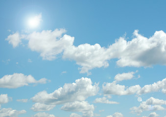Cloudy sky background