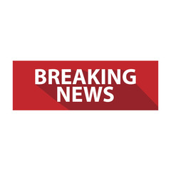 Breaking news logo vector