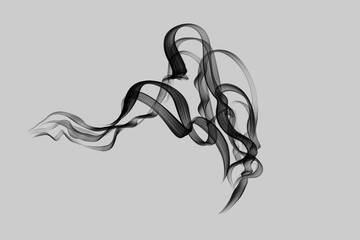 Beautiful colorful smoke abstract background