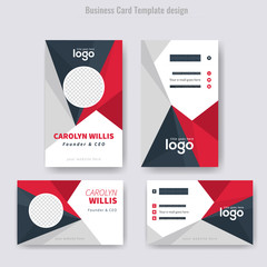 Modern Creative and Clean Business Card Template.