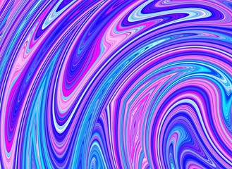 Colorful purple line swirl, abstract background. 