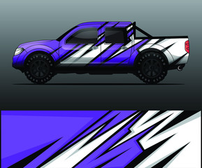 truck decal graphic wrap vector, abstract background