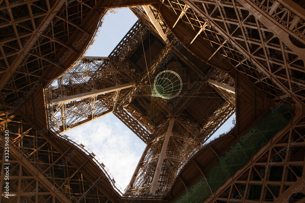 Wall mural paris france. eifel tower.