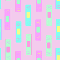 patches seamless pastel pattern