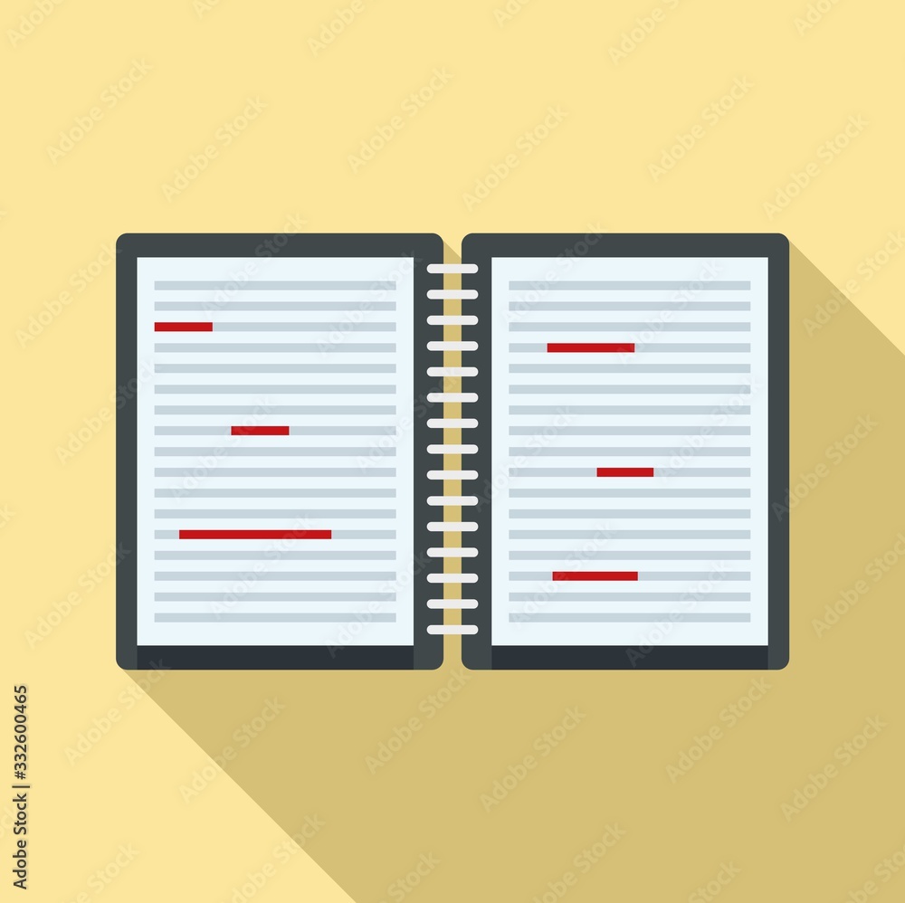 Aufkleber writer editor icon. flat illustration of writer editor vector icon for web design