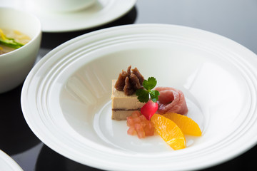 케익 디저트와 후식