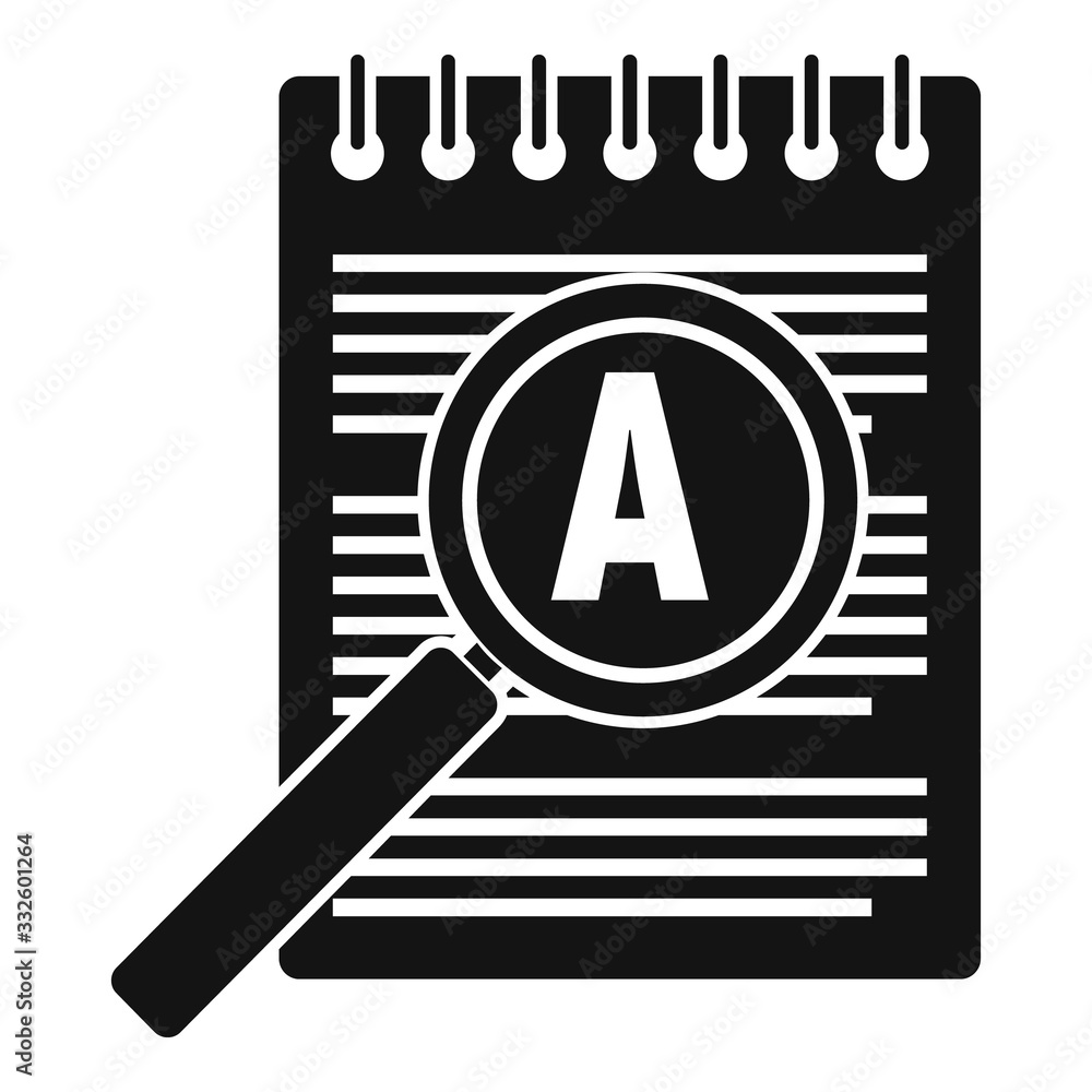 Poster edit document icon. simple illustration of edit document vector icon for web design isolated on whit