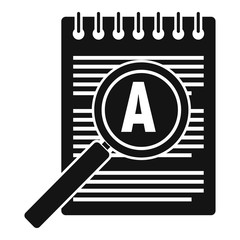 Edit document icon. Simple illustration of edit document vector icon for web design isolated on white background