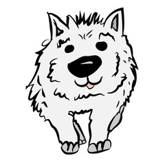 Happy Dog cartoon