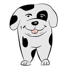 Happy Dog cartoon