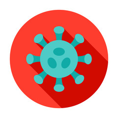 Obraz premium Coronavirus Virus Circle Icon