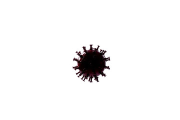 3D illustration.Infected virus cells.Image of Flu COVID-19 virus cell.China pathogen respiratory influenza covid virus cells. 