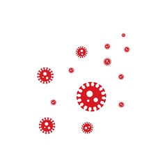Coronavirus, covid-19 global pandemic vector template