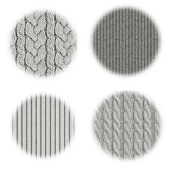 Set croched fabriccircle 3