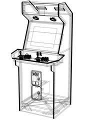 Arcade Cabinet blueprint