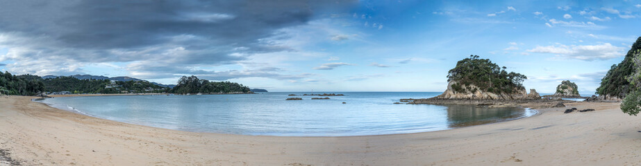 sand beach bay, Kaiteriteri, Abel Tasman park,  New Zealand