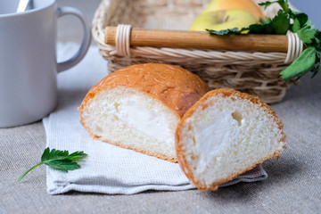 bun, tea dessert, cake, sweet, breakfast