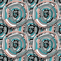 vector seamless background circles