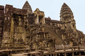 Naklejka premium Angkor Wat temple Siem Reap Cambodia in Nature