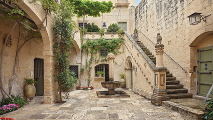 Palazzo Falson - house-museum in Mdina, Malta - obrazy, fototapety, plakaty