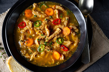 Flaczki - tripe soup the Polish way