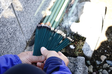 お墓参り