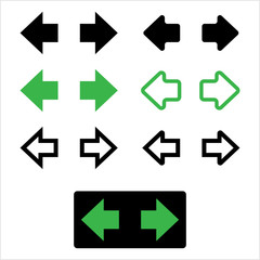 Dashboard Turn Signal Icon, Left Right Turn Arrow Icon, Turn Signal Icon