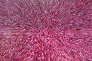 abstract pink background. imitation of 3d small pyramids diverging in different directions