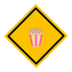 chicken drumstick on white background