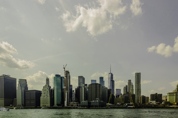 View of Manhattan from Brooklyn  - New York - Usa