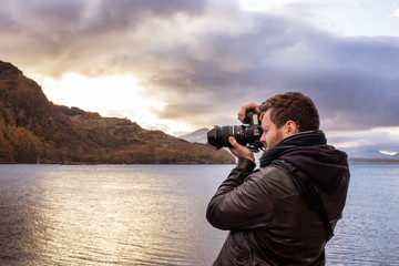 Portrait homme photographe
