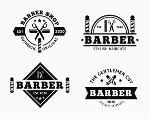 Set Vintage Logo Modern Minimalist Template Design with Various Themes