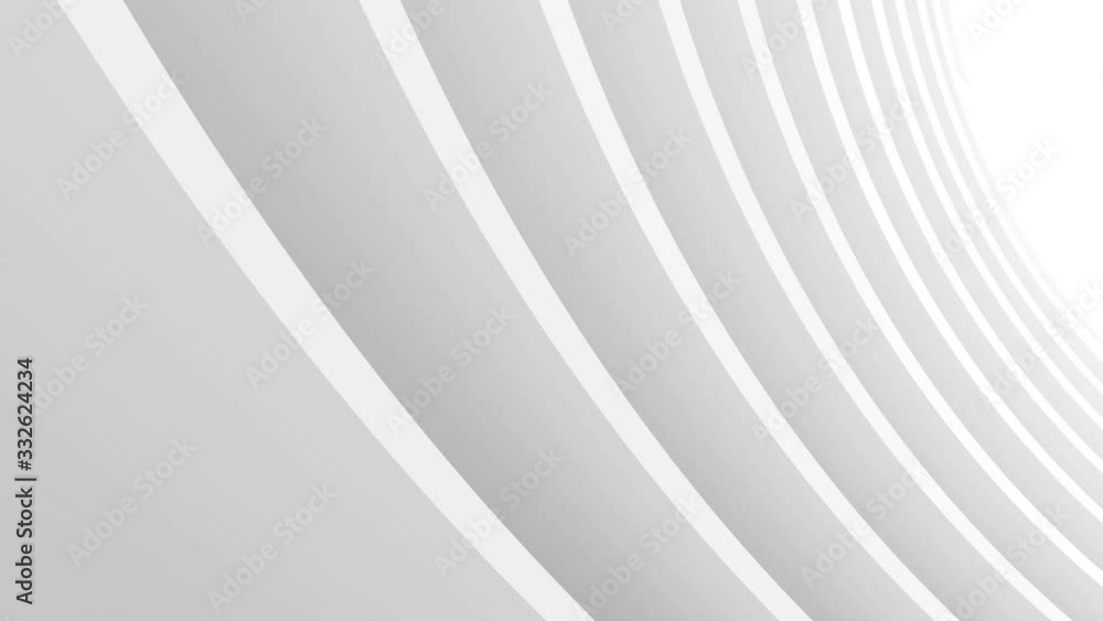 Poster creative striped animation. abstract minimal architecture background. 3d rendering