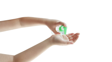 청결, 감염예방을 위한 손 소독제 사용