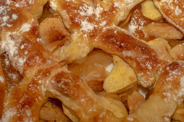 Sweet Apple Pie Macro Photography