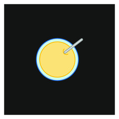 soup bowl on white background