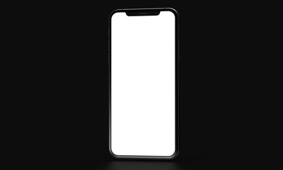 smartphone mobile in 3d mockup