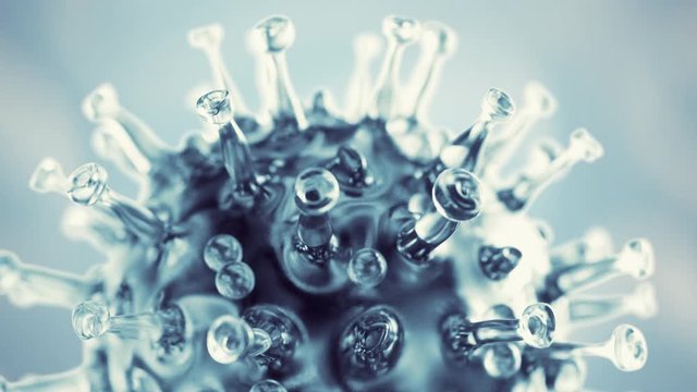 Coronavirus, Covid-19, 4k, animierter Loop