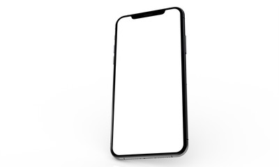 smartphone mobile in 3d mockup